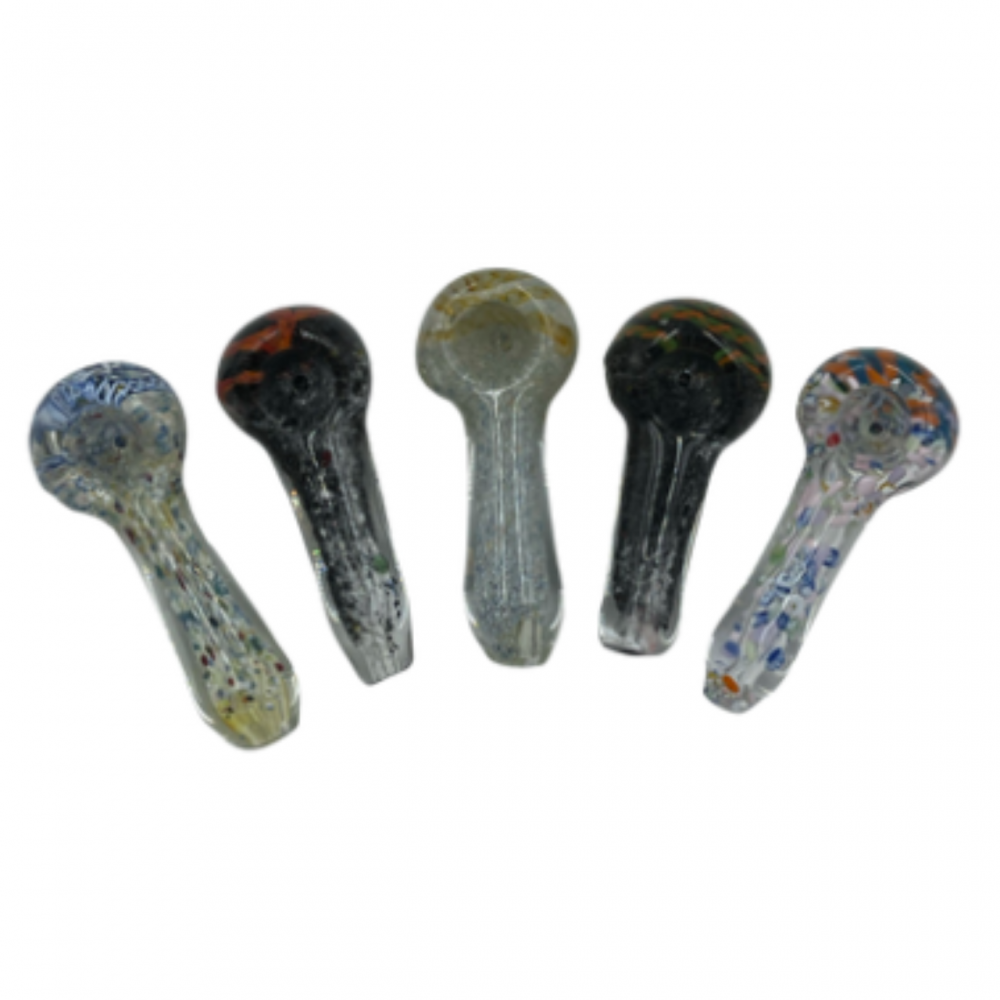 2.5" Frit & Dicro Art Hand Pipe (Pack of 2) [JA461]