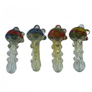 2.5" Mix Frit Art Hand Pipe (Pack of 4) [GWRKD73] 