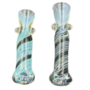 3" Dicro & Rod Art Chillum  Hand Pipes Assorted Colors 3-Pack [AKD20]