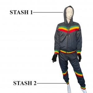 Jungle Hive - Stash & Dash, Style With A Sneaky Rasta Track Suit Gray [LCSI]