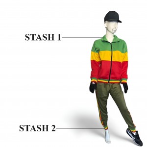 Jungle Hive - Stash & Dash, Style With A Sneaky Rasta Track Suit Green [LCSI]