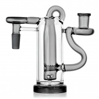 14mm Double Arm Inline Perc Recycler Ash Catcher on 90 Angle