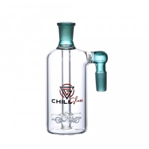 Chill Glass - Ash Catcher 90 Angle Sprinkler Perc 14mm - [JLG-33-90]