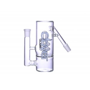 14mm Clover Glass 45 Angle Double Ring Perc Ash Catcher [WPG-57]