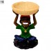 Shop Rasta Resin Small Jamaican Man Ashtrays at Skygate Wholesale Rasta Resin Small Jamaican Man Ashtray in Vibrant Colors