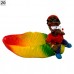 Shop Rasta Resin Small Jamaican Man Ashtrays at Skygate Wholesale Rasta Resin Small Jamaican Man Ashtray in Vibrant Colors