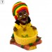 Shop Rasta Resin Small Jamaican Man Ashtrays at Skygate Wholesale Rasta Resin Small Jamaican Man Ashtray in Vibrant Colors