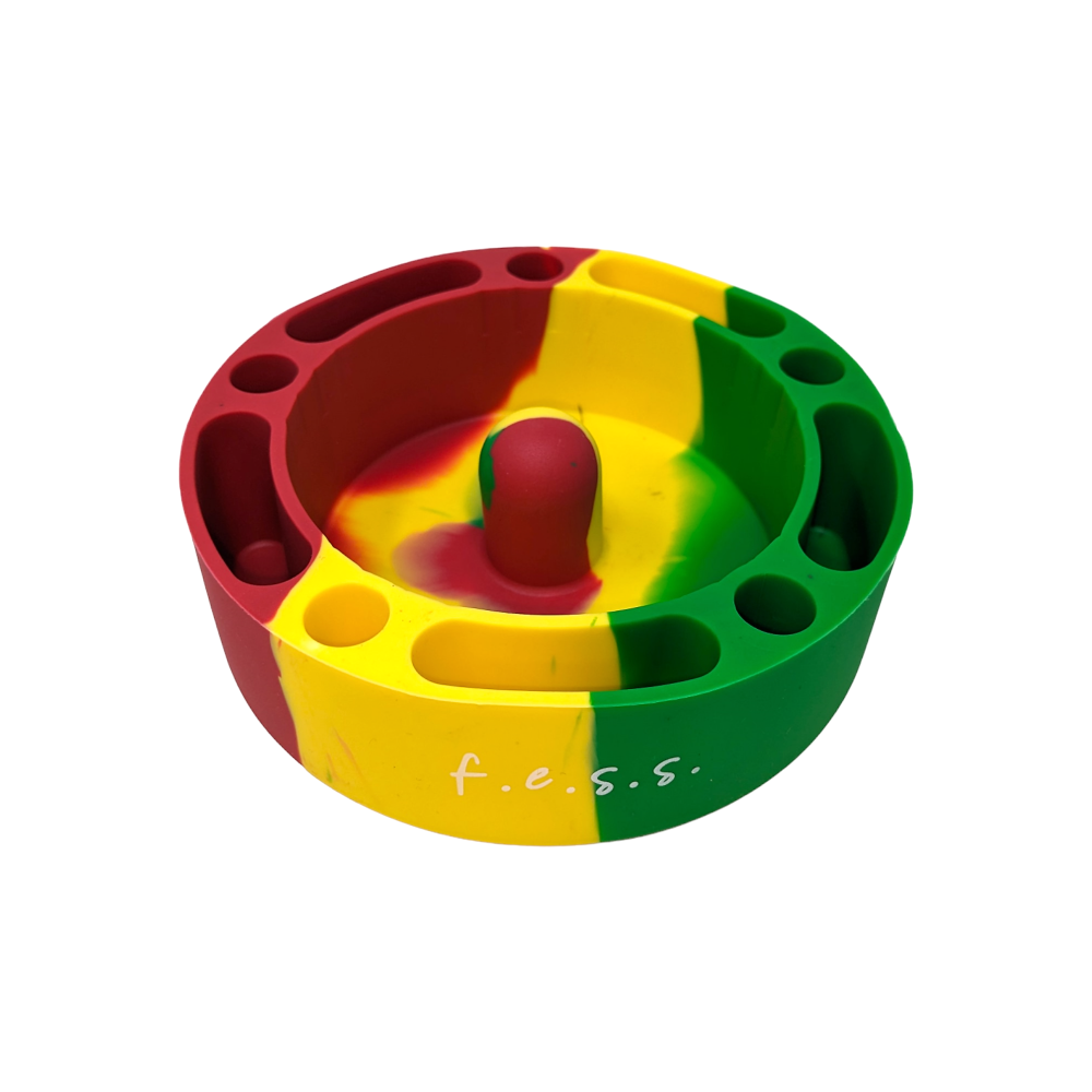 FESS Rasta Silicone Ashtray [GGASH]