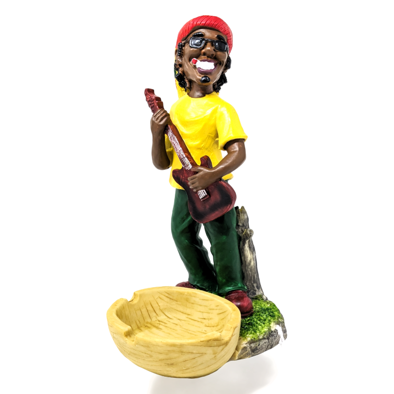 Rasta Resin Medium Ashtray - [ASH25-4]