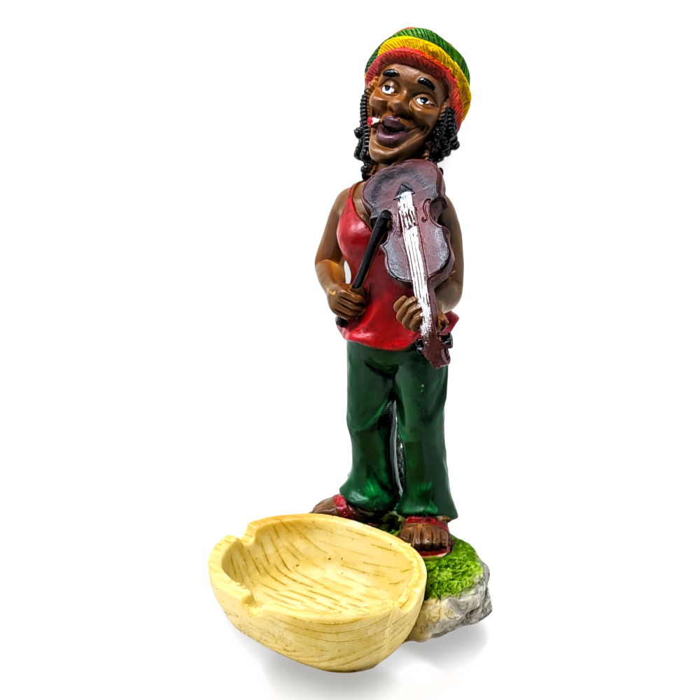 Rasta Resin Medium Ashtray - [ASH25-5]