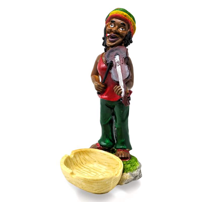 Rasta Resin Medium Ashtray - [ASH25-5]