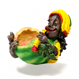 Rasta Resin Small Ashtray - [ASH17-18]