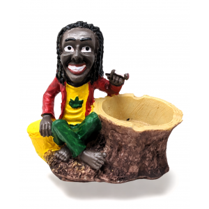 Rasta Resin Small Ashtray - [ASH17-19]