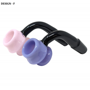 14mm Assorted Color Tube Banger Style Bowl (Pack Of 2) [AMA01]