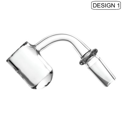 AFM Glass 14mm Round Thick Bottom Quartz Banger