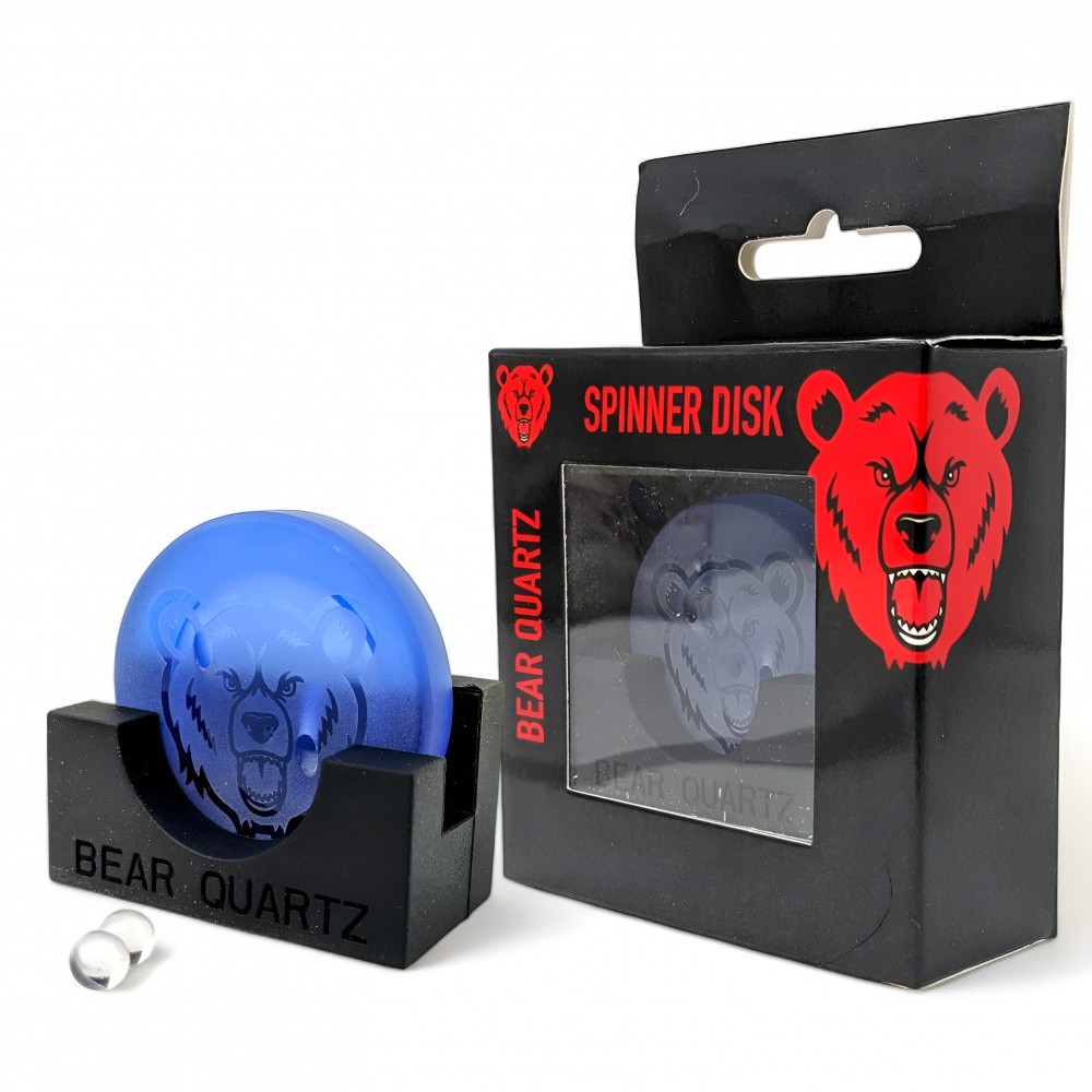 Bear Quartz V2 Spinner Disk Cap/Set with Stand & Pearls Skygate Wholesale