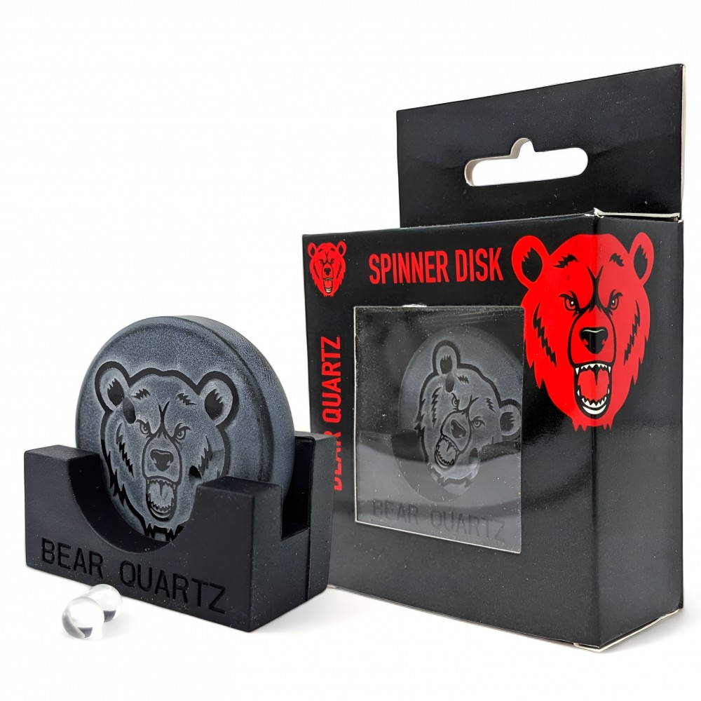 Bear Quartz V2 Spinner Disk Cap/Set with Stand & Pearls Skygate Wholesale