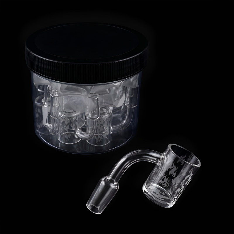 Flame Art 14mm Male 90° Quartz Banger – 12ct Jar