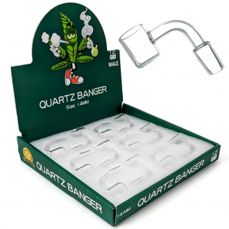 14mm Premium Male Quartz Bangers - 12ct Display [QBNG12CTD]