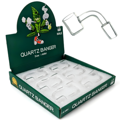 14mm Premium Male Quartz Bangers - 12ct Display [QBNG12CTD]