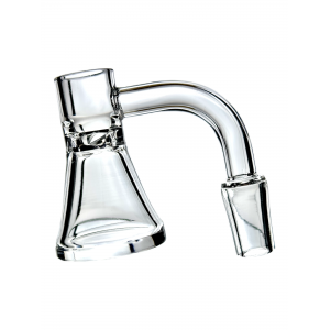 14M Beaker Style Tornado Slit Cut Quartz Banger - [QGCN-C90]