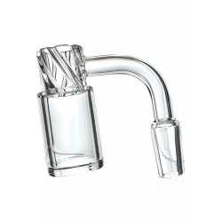 14M Tornado Tube Quartz Banger - [QTND-C90]
