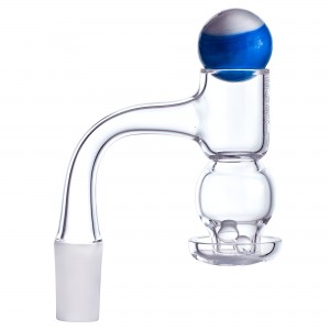 Space King - 14mm Male 90° Fully Fused Round Belly Terp Slurper - Purple