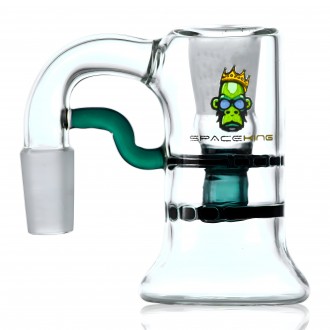 Space King 14mm Glass Ash Catcher - Assorted Colors - 6ct Display