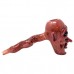8" Assorted Colors Creepy Face Hammer Bubbler [AKD01]