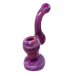 6.5" Slyme Double Tube Art Bubbler [DJ511]