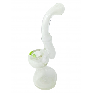 5" Glow In The Dark Frit Art Bubbler - [DJ527]