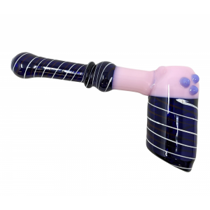 9" Slyme Color Joint Hammer Bubbler Hand Pipe - [DJ553]