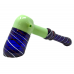 9" Slyme Color Joint Hammer Bubbler Hand Pipe - [DJ553]
