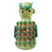 8" Assorted Angry Owl Hammer Bubbler Hand Pipe - [GWST0061]