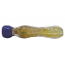 3" Silver Fumed Candy Cane Slyme Bowl Chillum Hand Pipe - (Pack of 2) [RKP270]