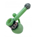 5" Slime Color Wig Wag Art Bubbler Hand Pipe