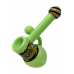 5" Slime Color Wig Wag Art Bubbler Hand Pipe