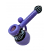 5" Slime Color Wig Wag Art Bubbler Hand Pipe