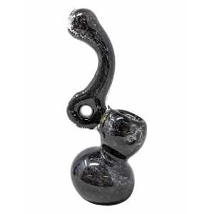 5.5" Frit Art Donut Design Medium Bubbler Hand Pipe (Pack of 2) - [ZD162]