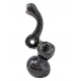 5.5" Frit Art Donut Design Medium Bubbler Hand Pipe (Pack of 2) - [ZD162]