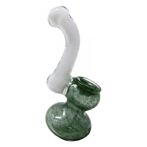 4" Mini Two Tone Frit Bubbler Hand Pipe - (Pack Of 2) [ZD33]