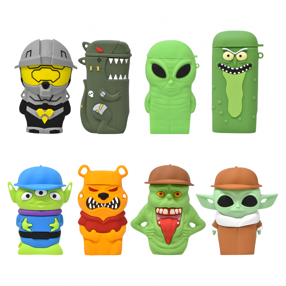 Silicone Character 650mAh 510 Thread Battery Assorted Designs