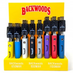 Adjustable Voltage Battery Mod D2 w/ Preheat mode - Assorted Colors - 24ct Display