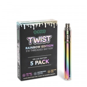 Ooze Twist 650mAh 5pk - Rainbow [OOZ-1120]