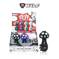 Wulf Tryp Mushroom Shaped 510 Thread VV Baterry - Assorted Colors - 9ct Display