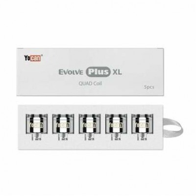 Yocan - Evolve Plus XL 4 Quartz Quad Coils - (Pack of 5)