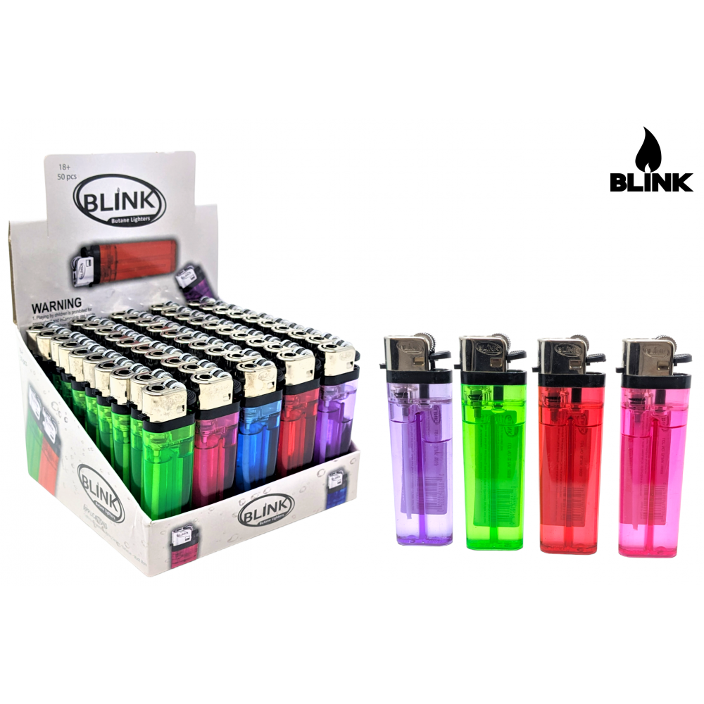Blink Disposable Lighters - Assorted Colors - 50ct Display [558]