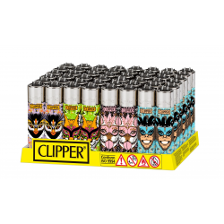 Clipper Classic Lighters - Carnival Animals - (Display of 48)