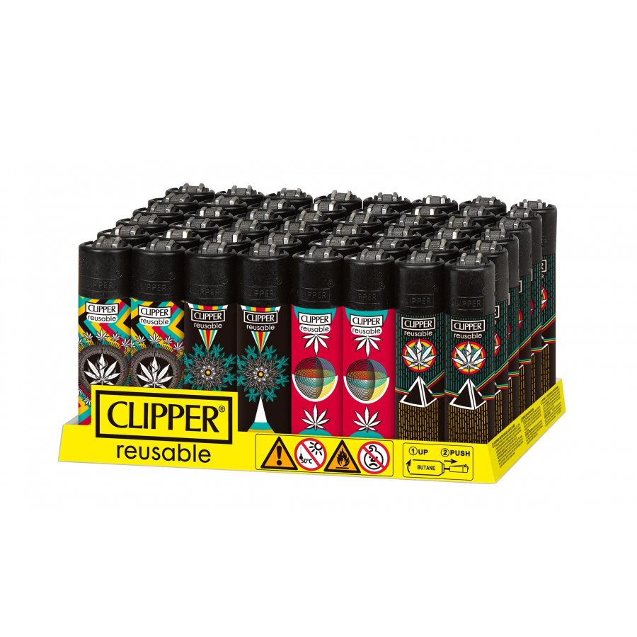 Clipper Classic Lighters - Cannagrass - (Display of 48) Clipper Classic Lighters - Cannagrass - (Display of 48)