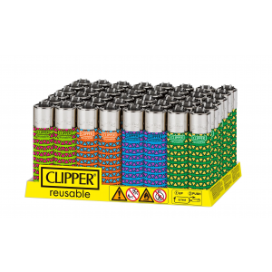 Clipper Classic Lighters - Triangles - (Display of 48)